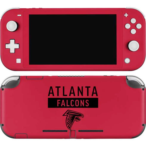 NFL Atlanta Falcons Red Performance Series Nintendo Switch Lite Skin